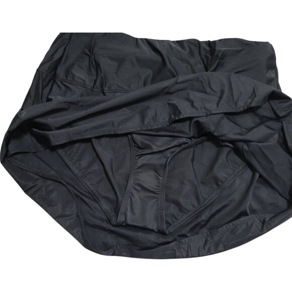 NEW Miraclesuit Tummy‎ Control Black Fit & Flare Flair Swim Skirt Pocket Size 14 - Picture 8 of 13